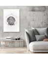 Geometric shell wall art painting for office | FEEBY