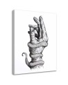 Digital Canvas art painting Snake on hand Jan Perit Kablan | FEEBY