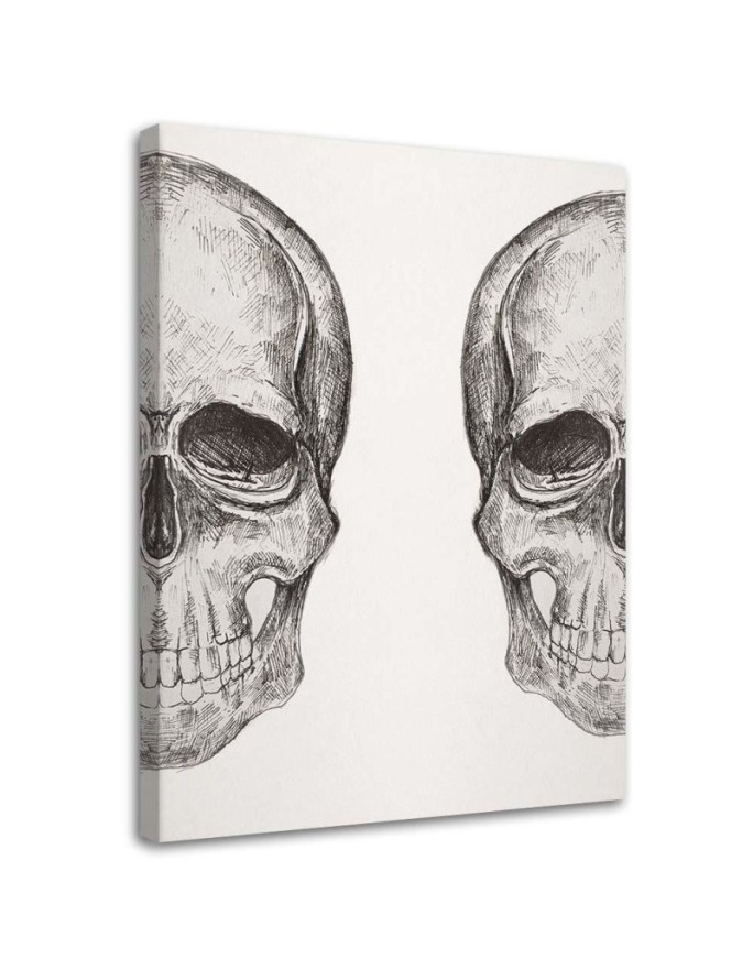 Canvas print Two skulls