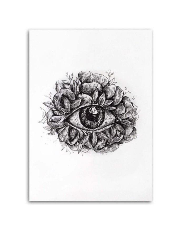 Canvas prints Eye - for living room, bedroom for wall | FEEBY