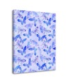 Canvas prints for the bathroom - Blue butterflies by Andrea Haase | FEEBY