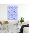 Canvas prints for the bathroom - Blue butterflies by Andrea Haase | FEEBY