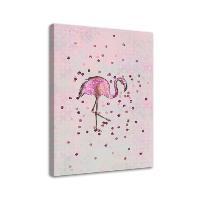 Canvas prints for children's room Impressive flamingo Andrea Haase | FEEBY