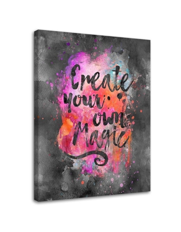 Canvas prints digital art Watercolour lettering Andrea Haase | FEEBY