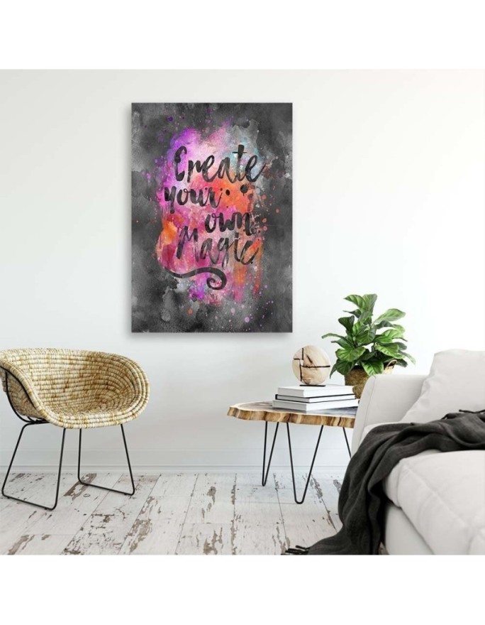 Canvas prints digital art Watercolour lettering Andrea Haase | FEEBY