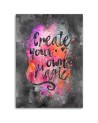Canvas prints digital art Watercolour lettering Andrea Haase | FEEBY