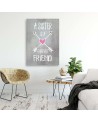 Canvas prints for girls Friends' inscription Andrea Haase | FEEBY