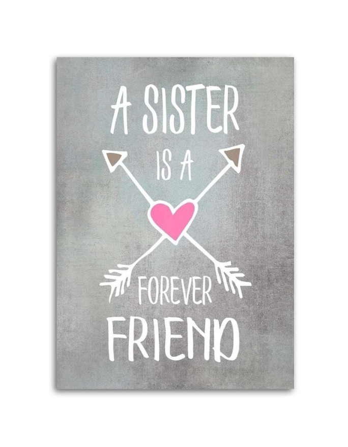 Canvas prints for girls Friends' inscription Andrea Haase | FEEBY