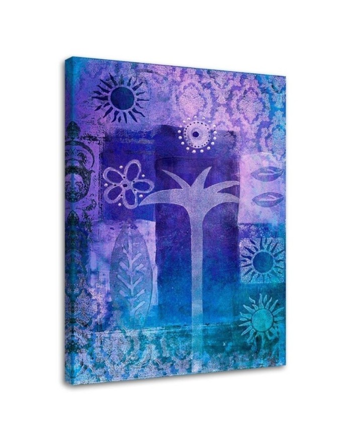 Wall art paintings for the living room Abstract palm tree Andrea Haase | FEEBY