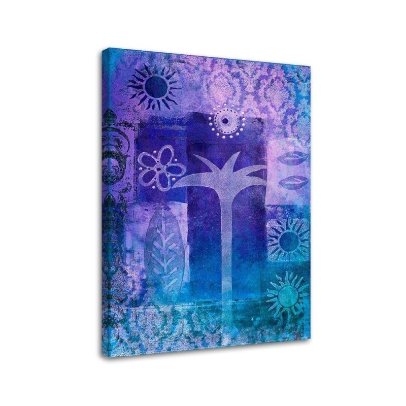 Wall art paintings for the living room Abstract palm tree Andrea Haase | FEEBY