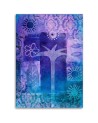 Wall art paintings for the living room Abstract palm tree Andrea Haase | FEEBY