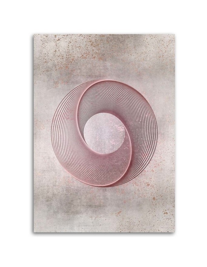 Wall art illustration painting - Pink wheel Andrea Haase | FEEBY