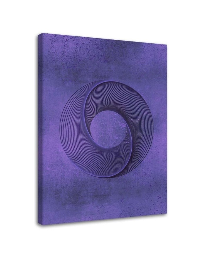 Canvas print Purple circle...