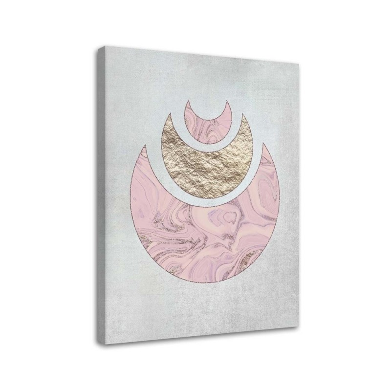 Canvas prints for spa living room - Geometric shapes by Andrea Haase | FEEBY