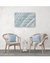 Canvas prints for spa, bathroom - Marble pattern in blue Andrea Haase | FEEBY