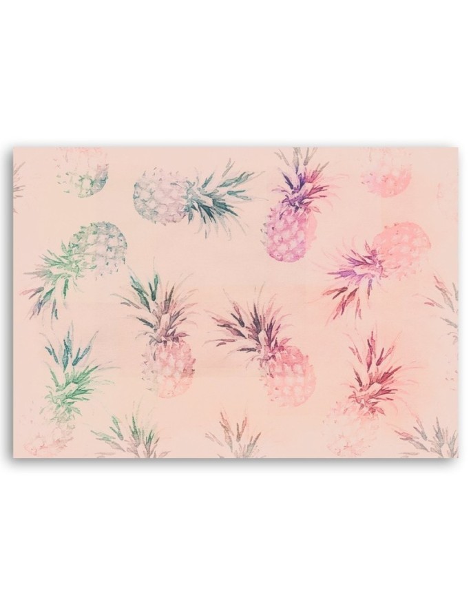 Canvas prints for kitchen - Pink pineapples Andrea Haase | FEEBY