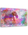 Pictures on Canvas for a girl's room - Colourful elephant Andrea Haase | FEEBY