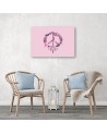 Youth Canvas painting - Peace sign and dream catcher Andrea Haase | FEEBY