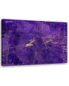 Loft Canvas painting - Gold lines on purple background Andrea Haase | FEEBY