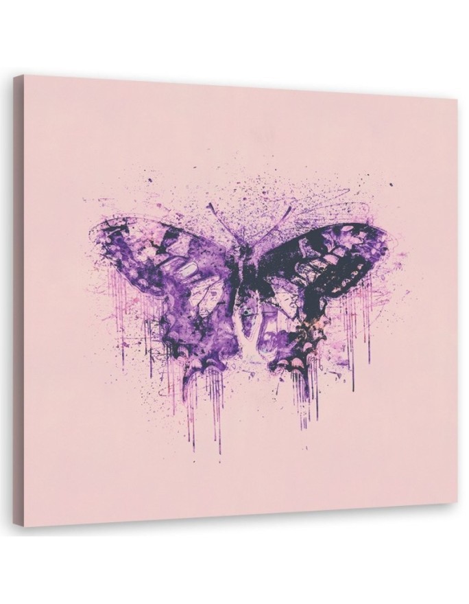 Canvas prints for living room, dining room - Purple butterfly Andrea Haase | FEEBY