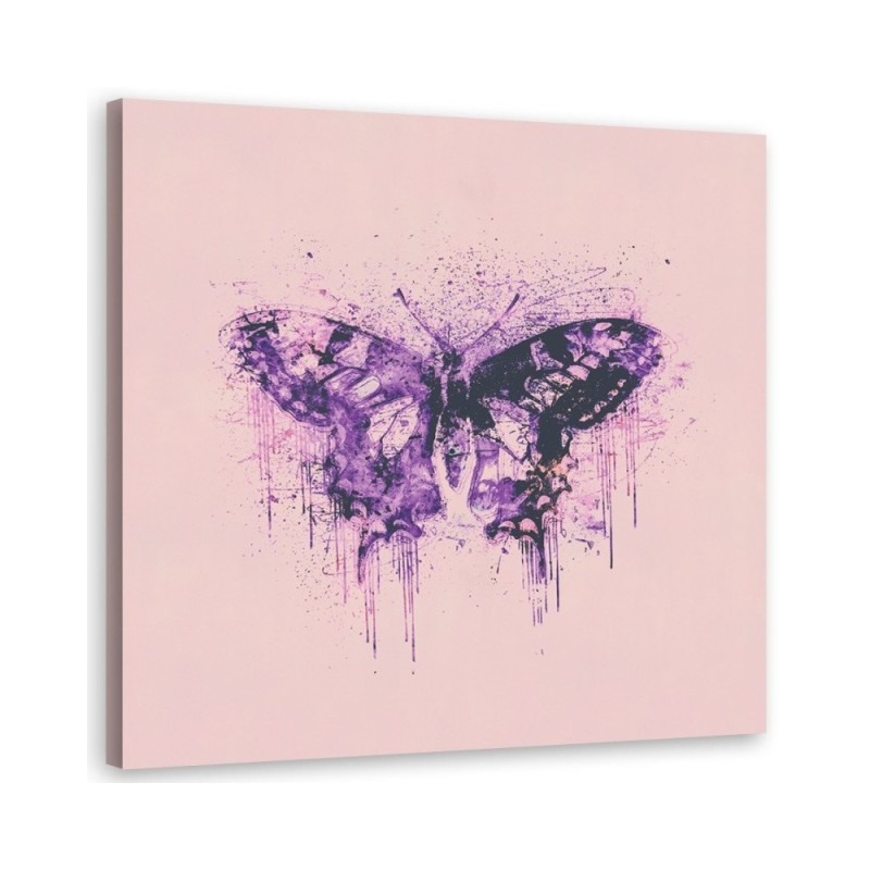 Canvas prints for living room, dining room - Purple butterfly Andrea Haase | FEEBY