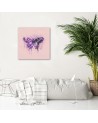 Canvas prints for living room, dining room - Purple butterfly Andrea Haase | FEEBY