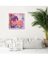 Youth Canvas painting Elephant colourful abstraction Andrea Haase | FEEBY