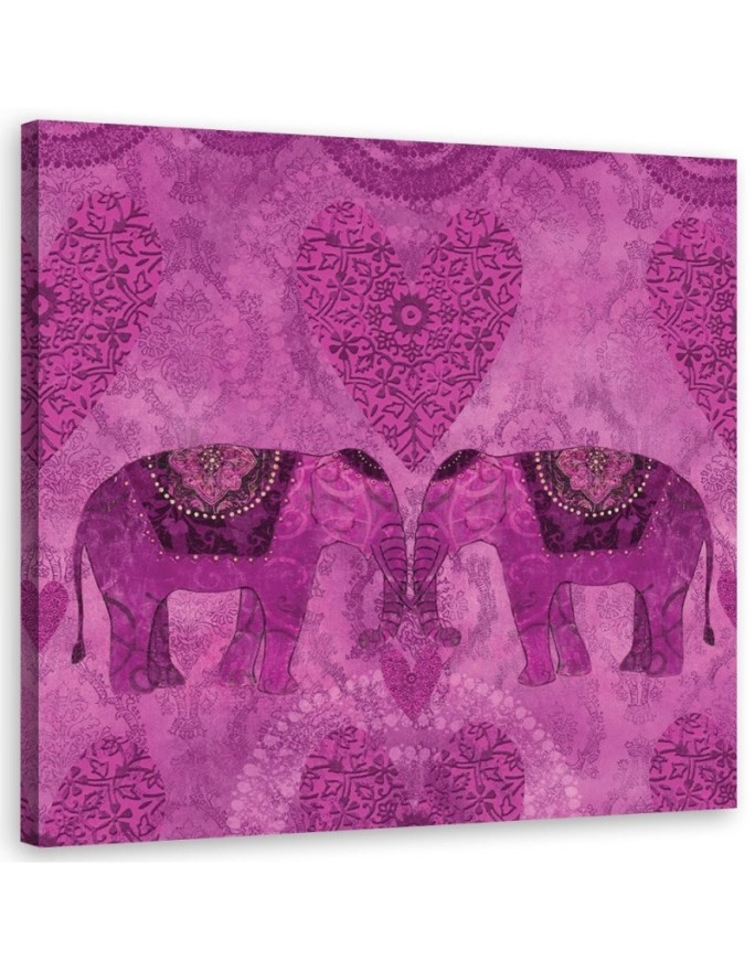 Canvas print Two pink...