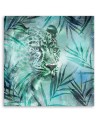 Canvas prints for dining room, room Leopard among leaves Andrea Haase | FEEBY