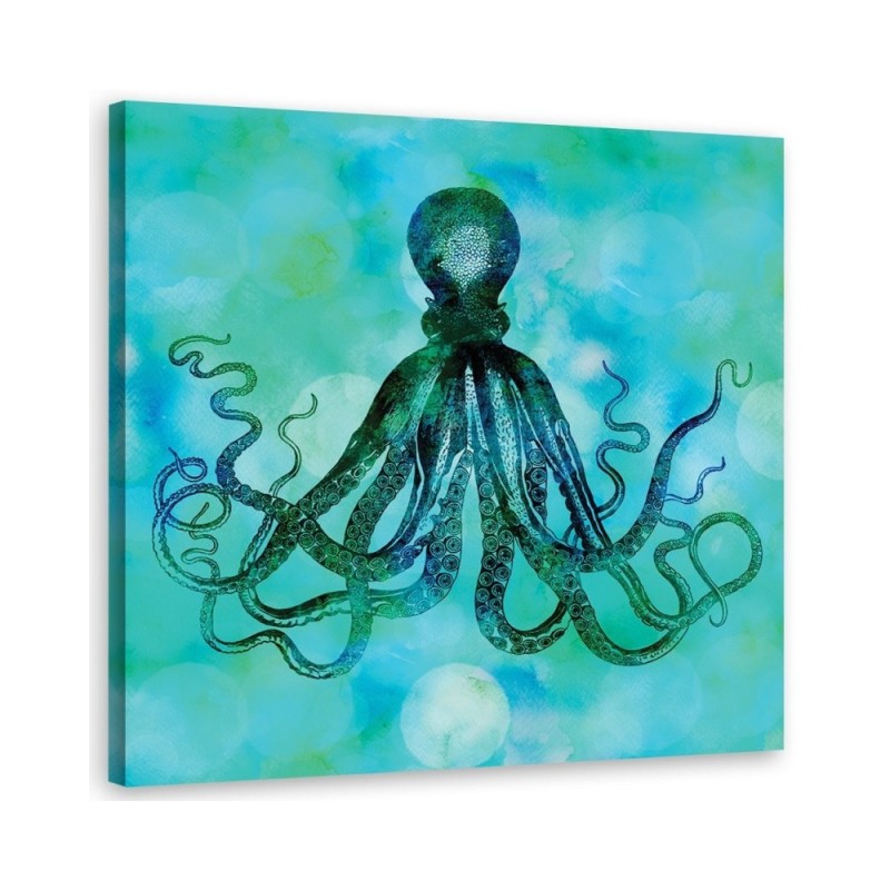 Painting Canvas  for bathroom Octopus Andrea Haase | FEEBY