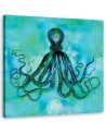 Painting Canvas  for bathroom Octopus Andrea Haase | FEEBY