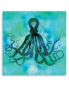 Painting Canvas  for bathroom Octopus Andrea Haase | FEEBY