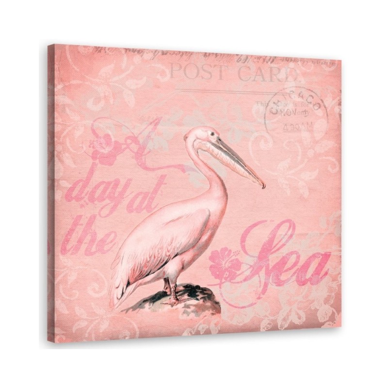 Modern Canvas painting for living room Pelican bird Andrea Haase | FEEBY