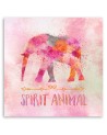 Nursery art prints canvas wall art painting -  Pastel elephant Andrea Haase | FEEBY