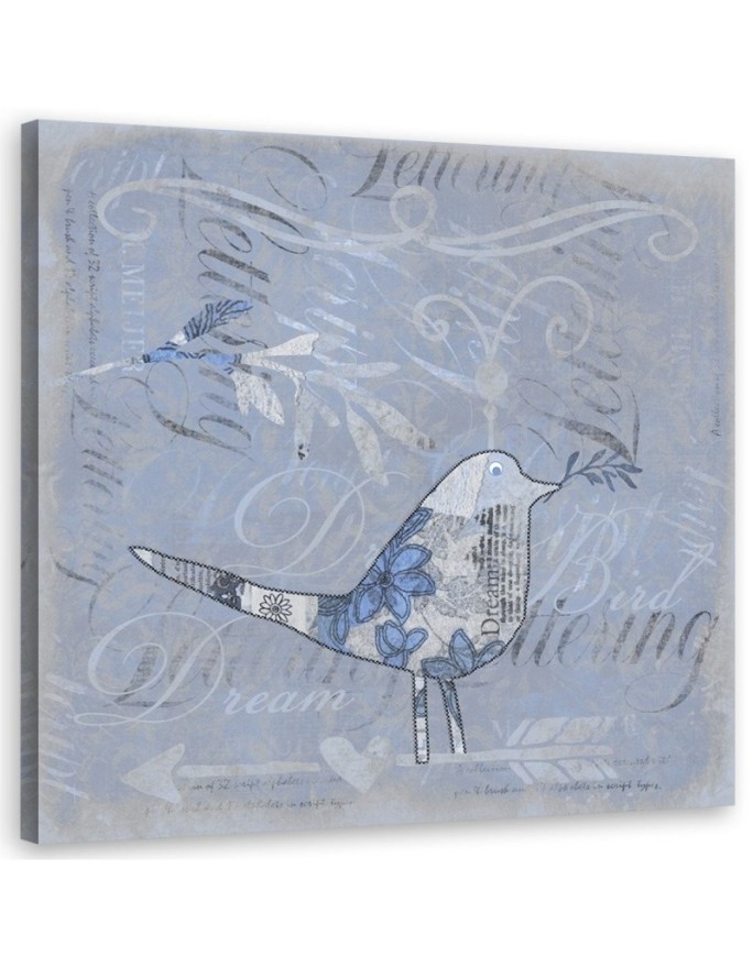 Canvas prints for children's room Blue bird Andrea Haase | FEEBY