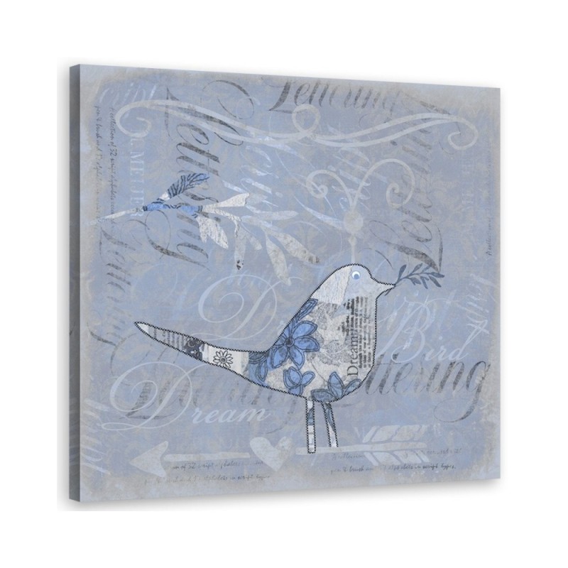 Canvas prints for children's room Blue bird Andrea Haase | FEEBY