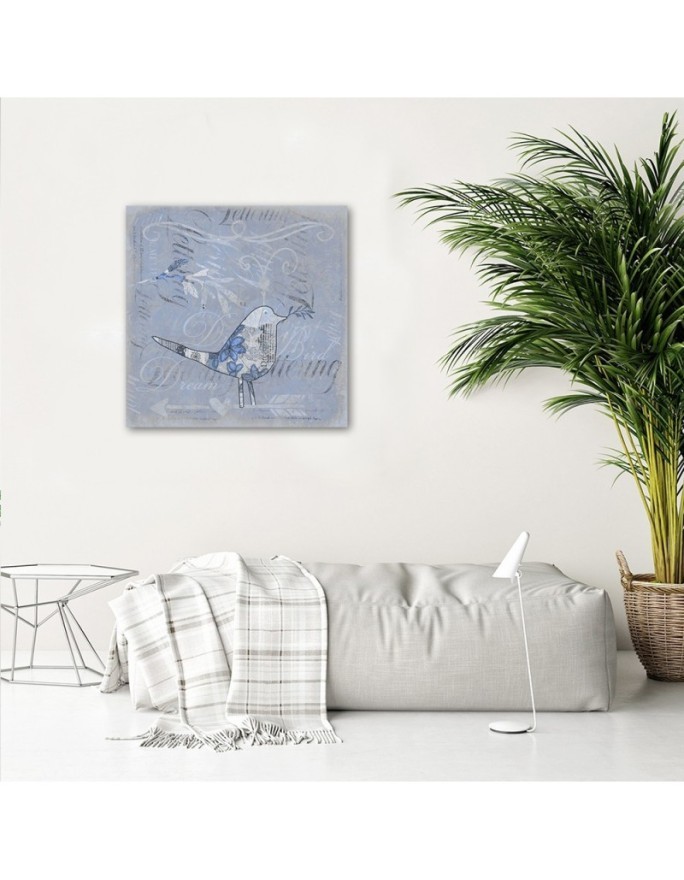 Canvas prints for children's room Blue bird Andrea Haase | FEEBY