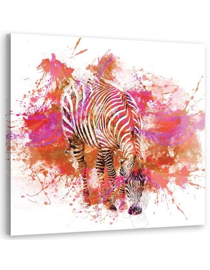 Canvas prints for Kids Room - Pastel zebra Andrea Haase | FEEBY