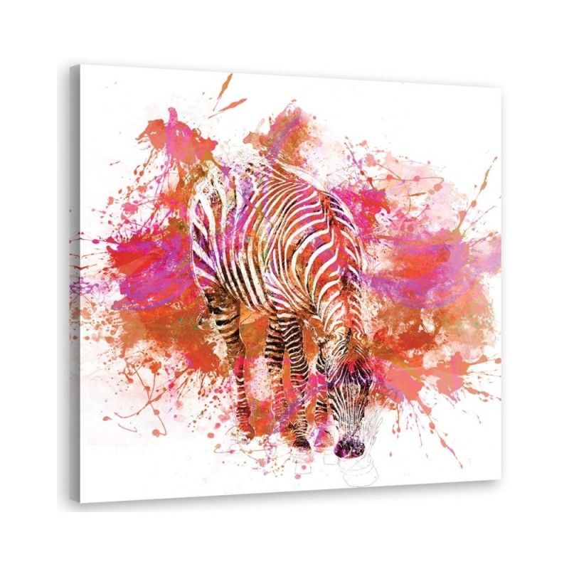 Canvas prints for Kids Room - Pastel zebra Andrea Haase | FEEBY