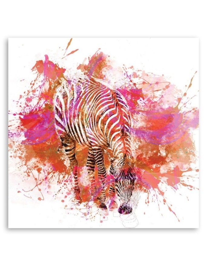 Canvas prints for Kids Room - Pastel zebra Andrea Haase | FEEBY