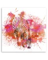Canvas prints for Kids Room - Pastel zebra Andrea Haase | FEEBY