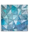 Canvas prints spa bathroom - Turquoise geometric patterns Andrea Haase | FEEBY
