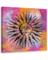 Canvas prints for living room, dining room wall Colourful sun Andrea Haase | FEEBY