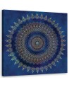 Bedroom wall art painting Blue mandala Andrea Haase | FEEBY