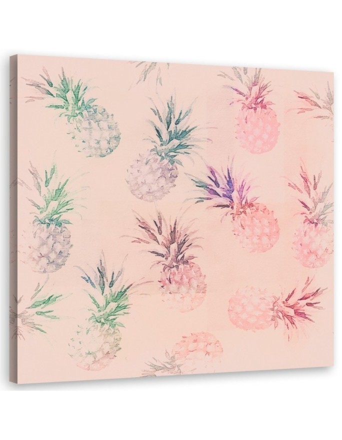 Kitchen Canvas painting Pastel pineapples Andrea Haase | FEEBY