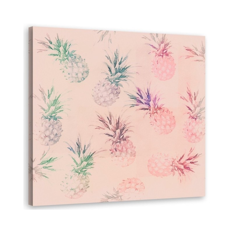 Kitchen Canvas painting Pastel pineapples Andrea Haase | FEEBY