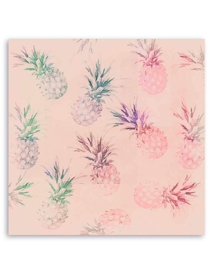 Kitchen Canvas painting Pastel pineapples Andrea Haase | FEEBY