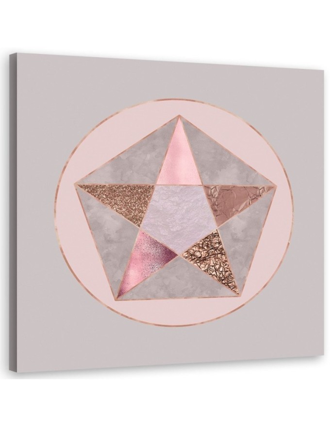 Canvas prints for spa living room Star in hexagon Andrea Haase | FEEBY