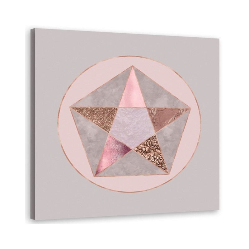 Canvas prints for spa living room Star in hexagon Andrea Haase | FEEBY
