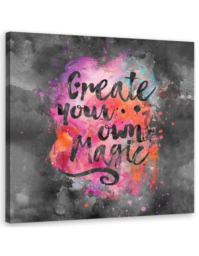 Printed wall art painting Create your own magic Andrea Haase | FEEBY